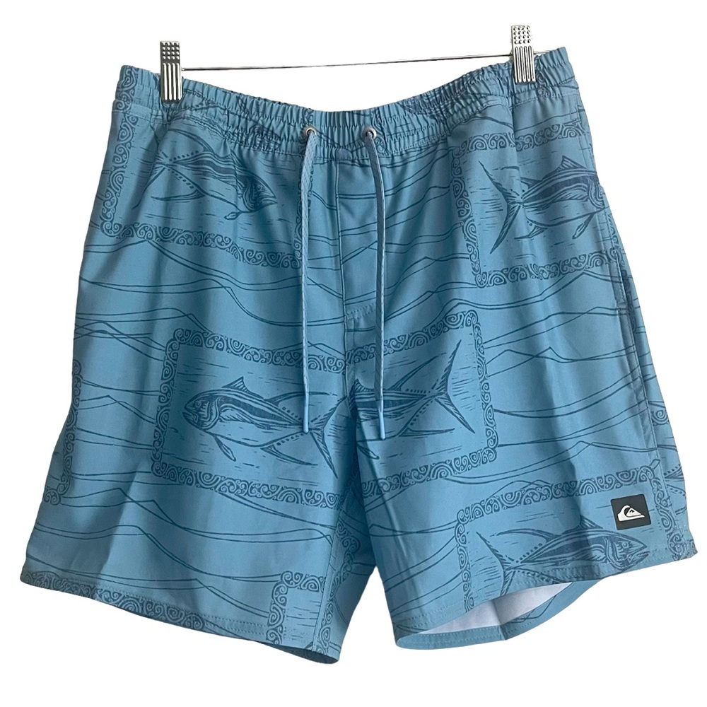 Quiksilver Waterman Reef Point Volley 17" Elastic Waist Shorts